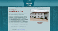 Desktop Screenshot of modeltowneinn.com